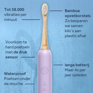Smyle Elektrische Tandenborstel Sonisch Paars