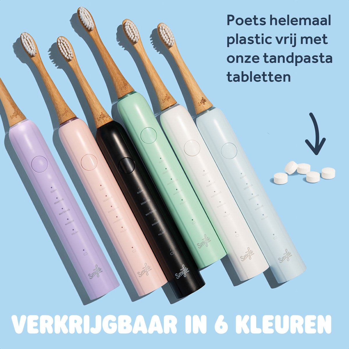 Smyle Sonische Elektrische Tandenborstel Blauw