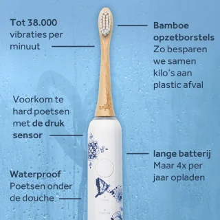Smyle Sonische Elektrische Tandenborstel Delfstblauw