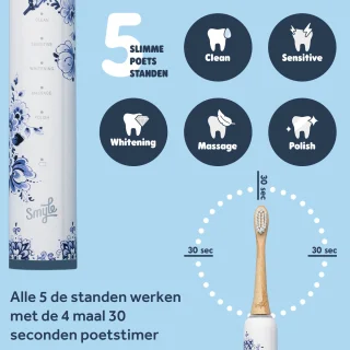 Smyle Sonische Elektrische Tandenborstel Delfstblauw