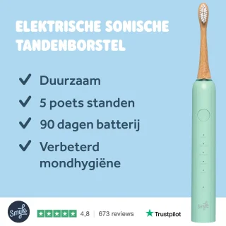 Smyle Sonische Elektrische Tandenborstel Mint Groen
