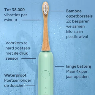 Smyle Sonische Elektrische Tandenborstel Mint Groen