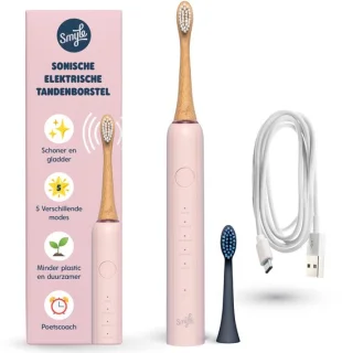 Smyle sonische elektrische tandenborstel rose