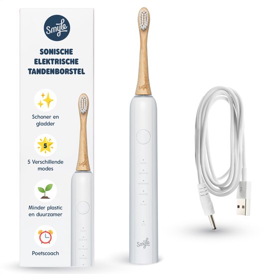 Smyle Sonische Elektrische Tandenborstel Wit