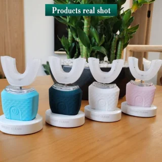 SnelShoppen Automatische ultrasone tandenborstel 360° met tandenbleekset