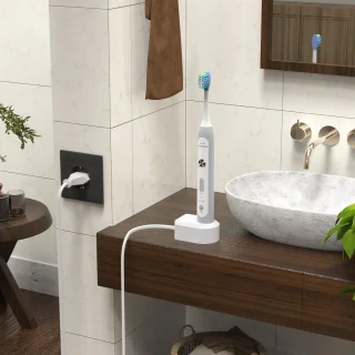 SnelShoppen - draadloos oplaadstation wandlader voor elektrische tandenborstel