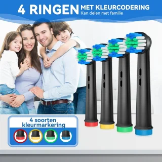 SnelShoppen vervangende borstelhoofden voor elektrische tandenborstel