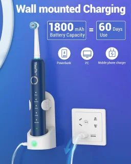 SnelShoppen volledig draaibare elektrische reistandenborstel
