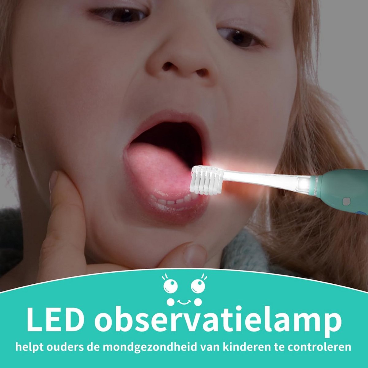 Solene Elektrische Tandenborstel Kind Oplaadbaar