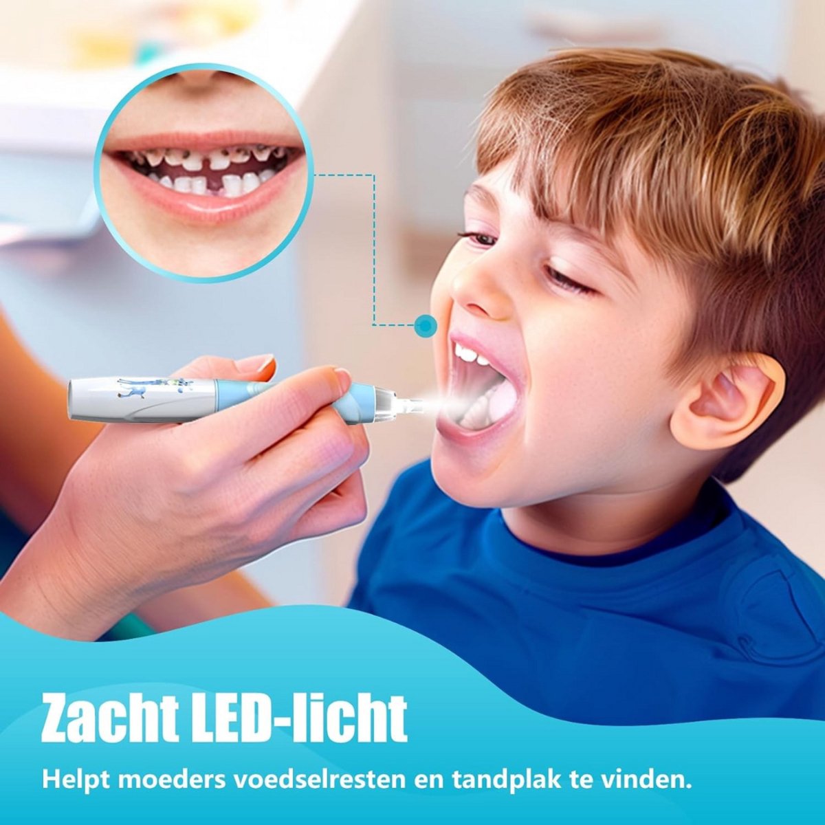 Solene Elektrische Tandenborstel Kind Oplaadbaar