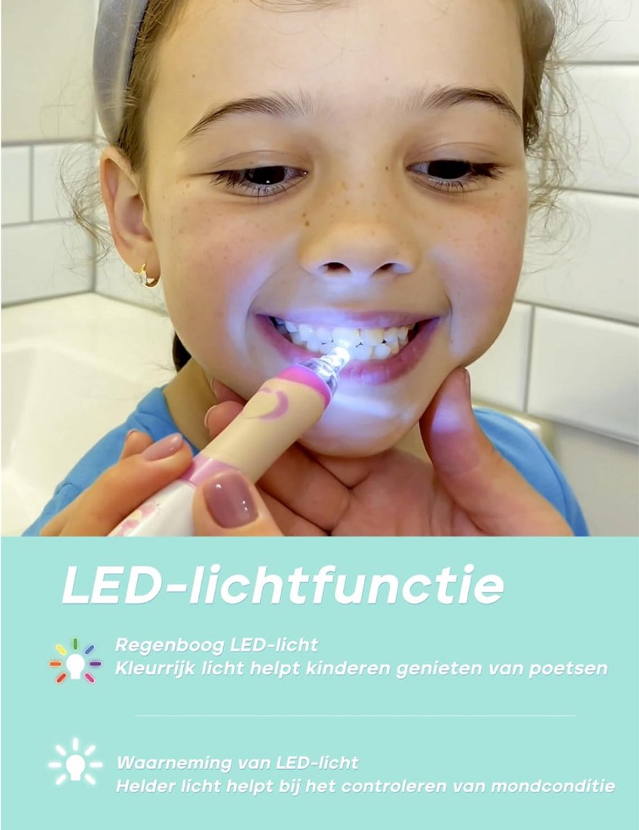 Solene Elektrische Tandenborstel Kind Oplaadbaar
