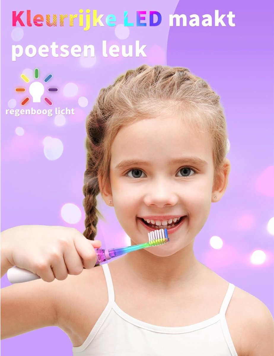 Solene Elektrische Tandenborstel Kind Oplaadbaar