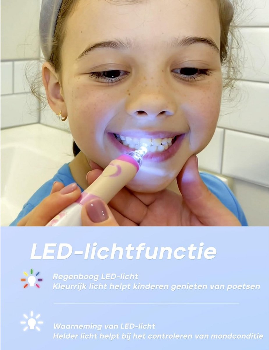 Solene Elektrische Tandenborstel Kind Oplaadbaar