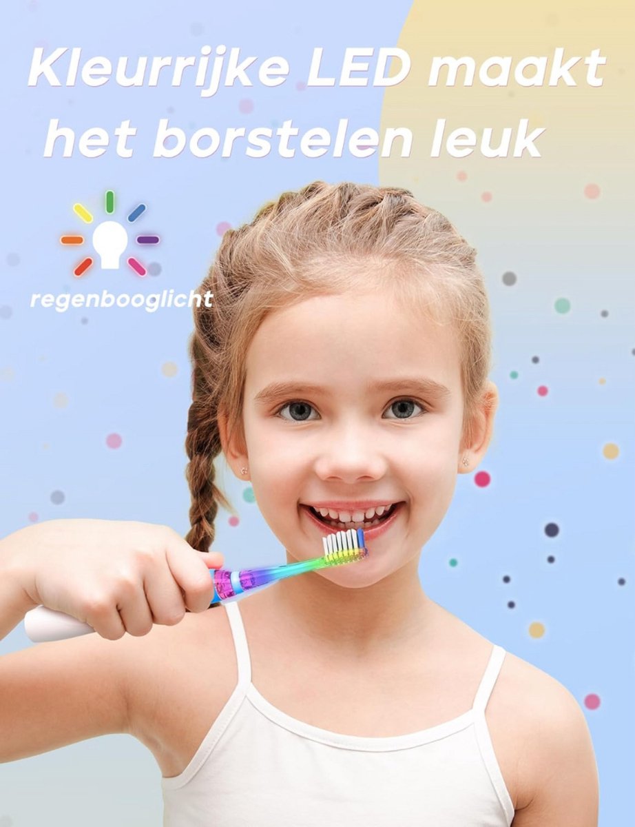 Solene Elektrische Tandenborstel Kind Oplaadbaar