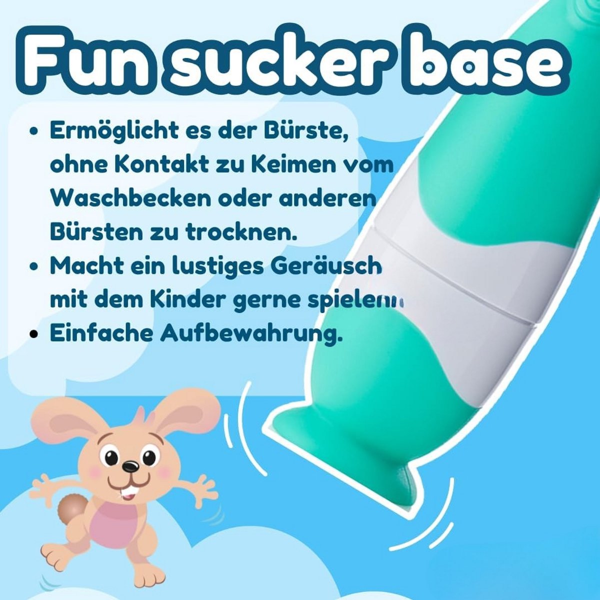 Solene Elektrische Tandenborstel Kind Oplaadbaar
