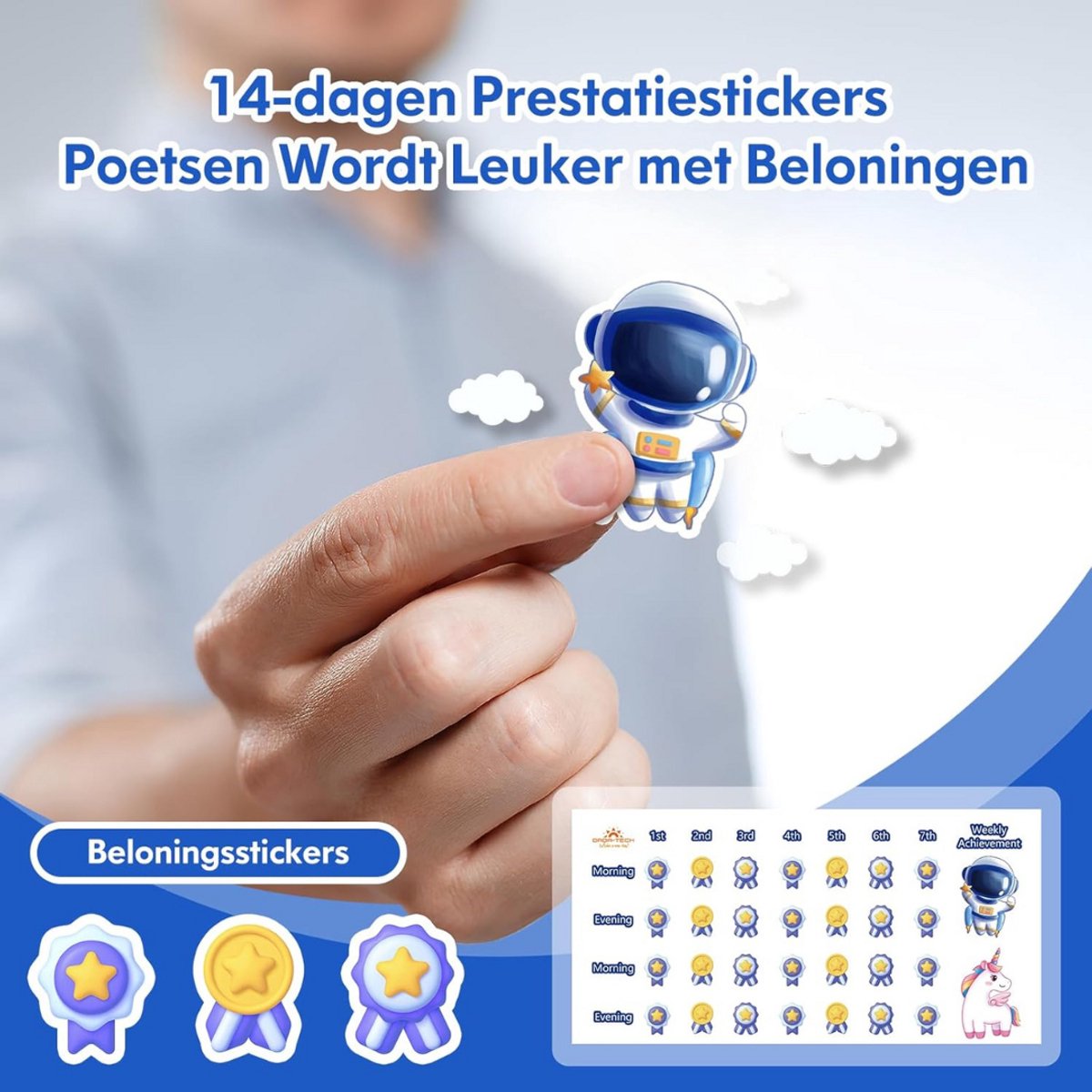 Solene Elektrische Tandenborstel Kind Oplaadbaar