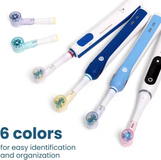 Solidchoice set van 6 tandborstelcaps voor Oral-B