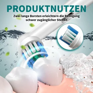 Solidchoice vervangende tandenborstelkoppen voor elektrische tandenborstel (set van 8)
