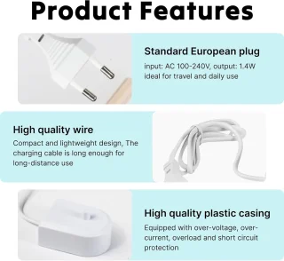 Sonicare Vervangend Oplaadstation HX6100 (Compatibel met HX3000/HX6000/HX9000)