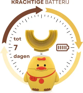 Sonische Elektrische Kindertandenborstel 7-15 Jaar Geel