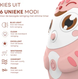 Sonische Elektrische Kindertandenborstel 7-15 Jaar Roze