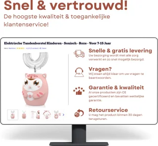 Sonische Elektrische Kindertandenborstel 7-15 Jaar Roze
