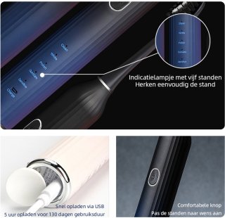 Wat vinden we goed aan de Sonische elektrische tandenborstel Zwart