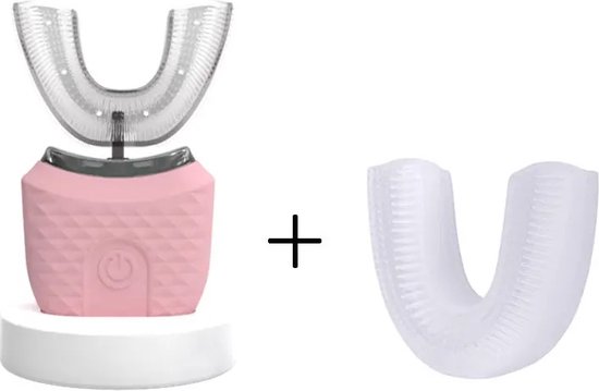Sonische Elektrische U-Vorm Tandenborstel USB Oplaadbaar Roze SPA Model