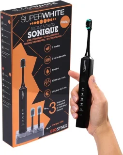 Sonische tandenborstel zwart