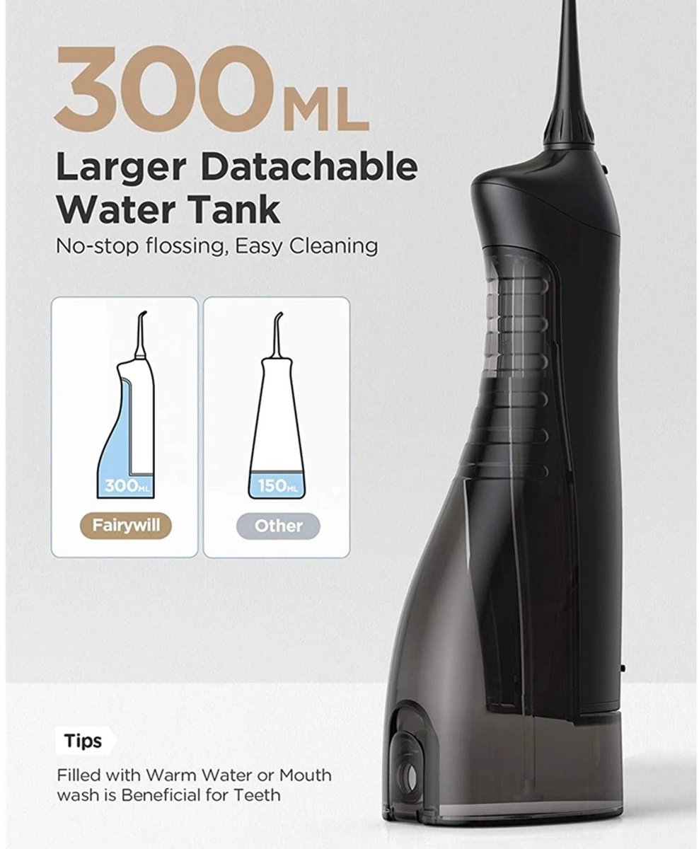 Stemily Waterflosser Draadloos 300ML Monddouche