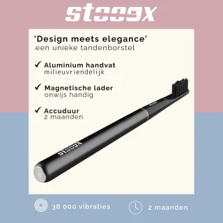 Stooox X1 Sonische Elektrische Tandenborstel - Pink Edition