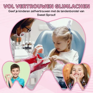 Sweet Sprout Sonische Tandenborstel Kinderen Roze