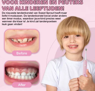 Sweet Sprout Sonische Tandenborstel Kinderen Roze
