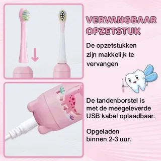 Sweet Sprout Sonische Tandenborstel Kinderen Roze