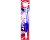 Tandenborstel medium handmatige borstel blauw