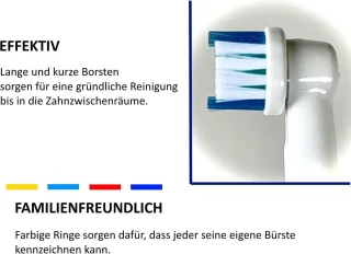 Tandenborstelkoppen compatibel met Oral-B - Vervangborstels voor elektrische tandenborstels - ShopVlot