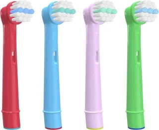 Tandenborstelkoppen Kinderen 4-pack voor elektrische tandenborstel