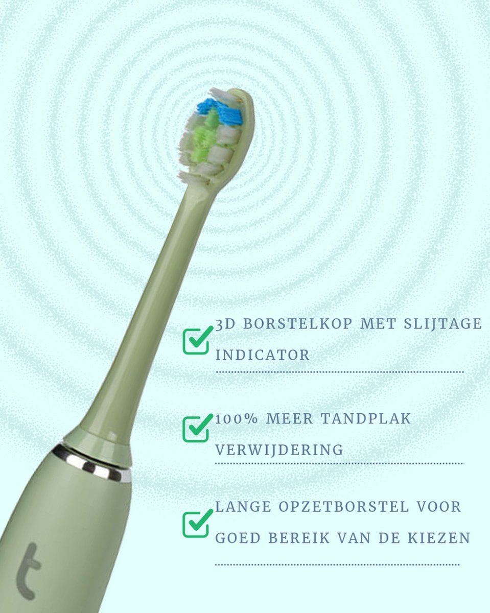 ToothBruzh E-Serie Elements Ocean elektrische tandenborstel
