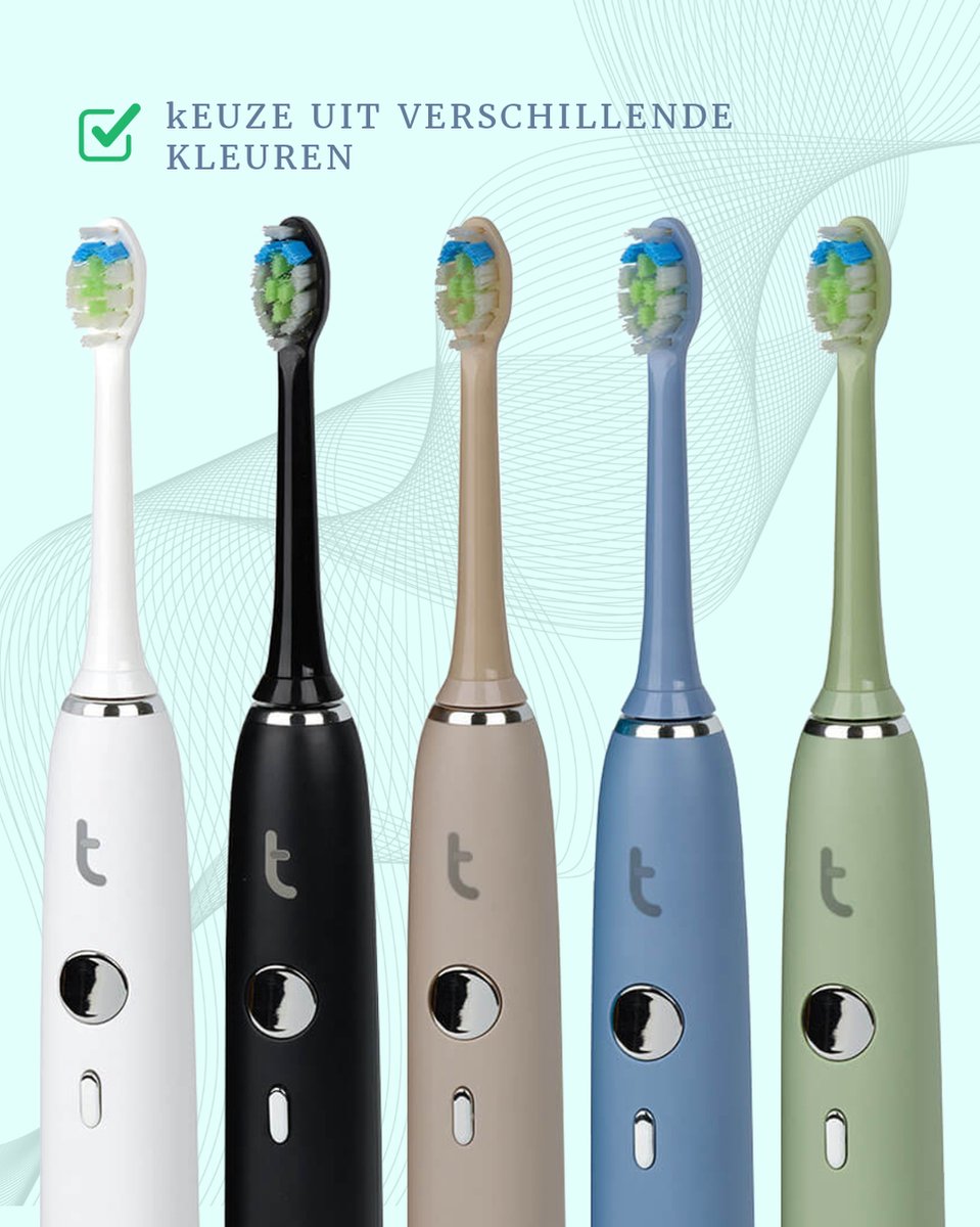 Toothbruzh E-Serie Mono White elektrische tandenborstel