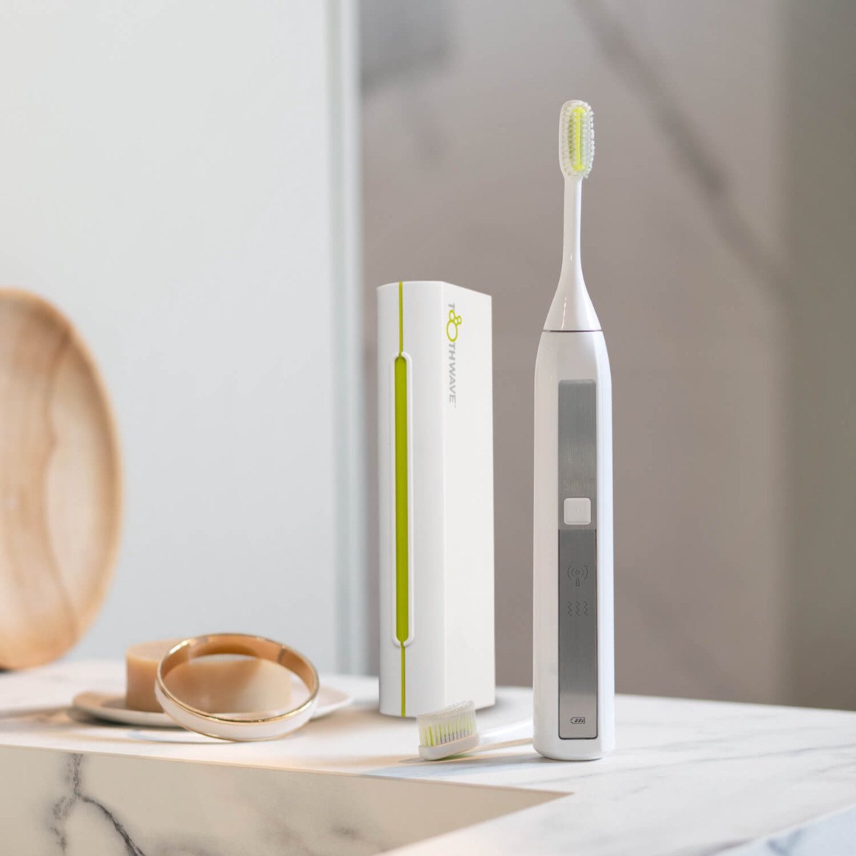 ToothWave Wit elektrische tandenborstel