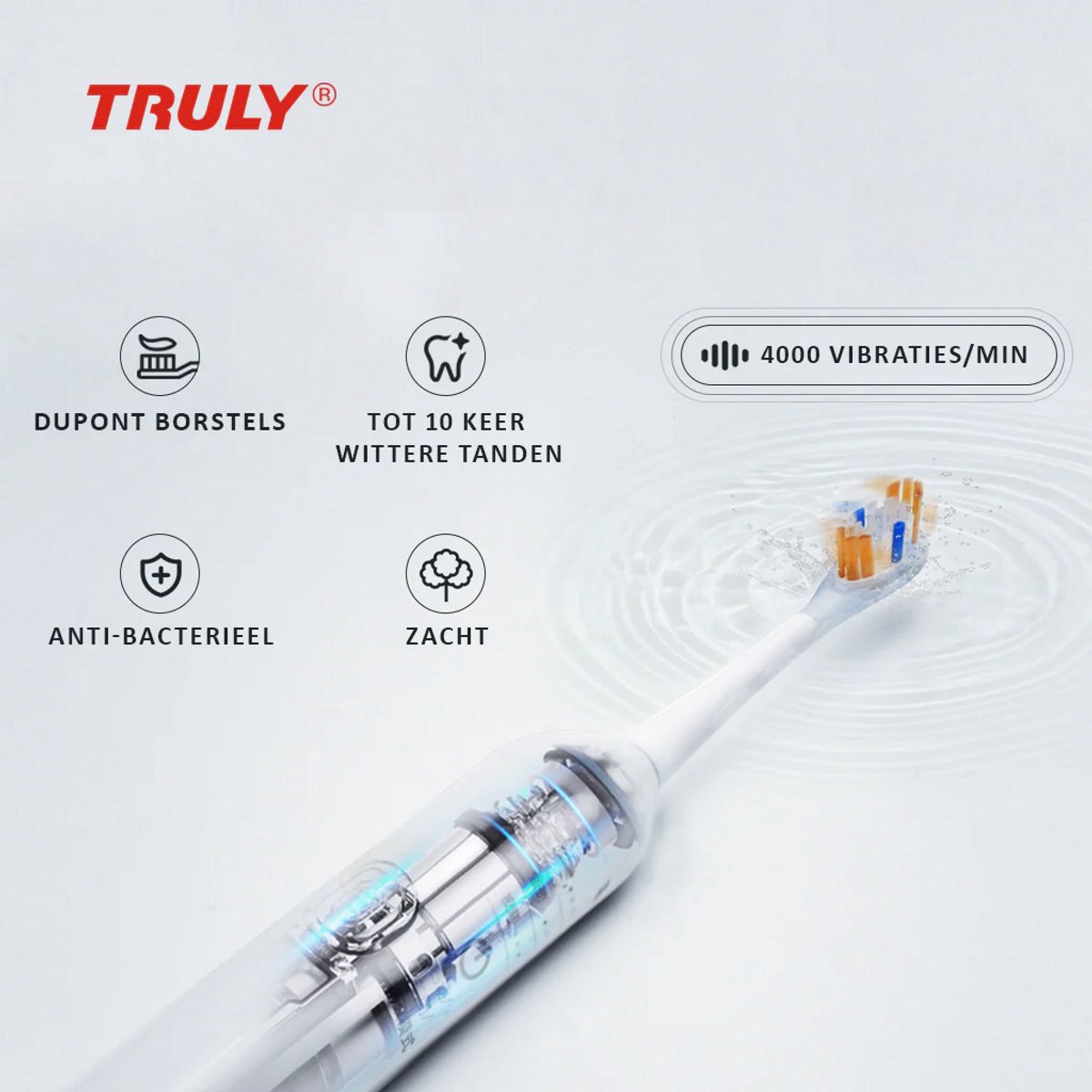 Truly TBS0001 Elektrische Tandenborstel Blauw