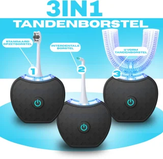 Twinsbrush Smart Brush Elektrische tandenborstel Zwart