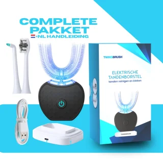 Twinsbrush Smart Brush Elektrische tandenborstel Zwart