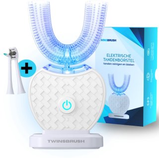De Twinsbrush Smart Brush - Elektrische U-vormige tandenborstel in één oogopslag