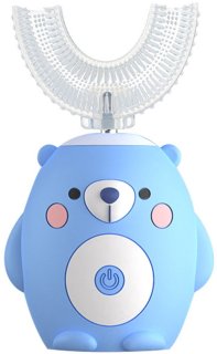 Handsfree poetsen voor kids: slimme U-vormige sonische tandenborstel