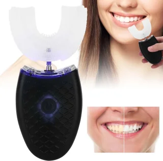 Wat vinden we goed aan de U-vormige elektrische tandenborstel - blauw