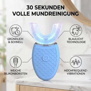 U-vormige elektrische tandenborstel voor volwassenen