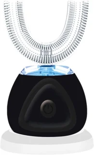 U-vormige elektrische tandenborstel (zwart)