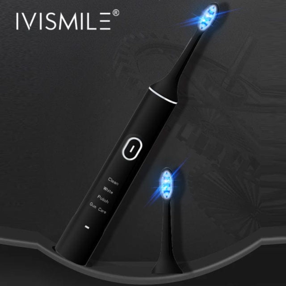 Ultra Whitening Elektrische Tandenborstel met Opzetborstels