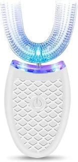 Ultrasone Elektrische Tandenborstel U-Vorm Wit USB Oplaadbaar